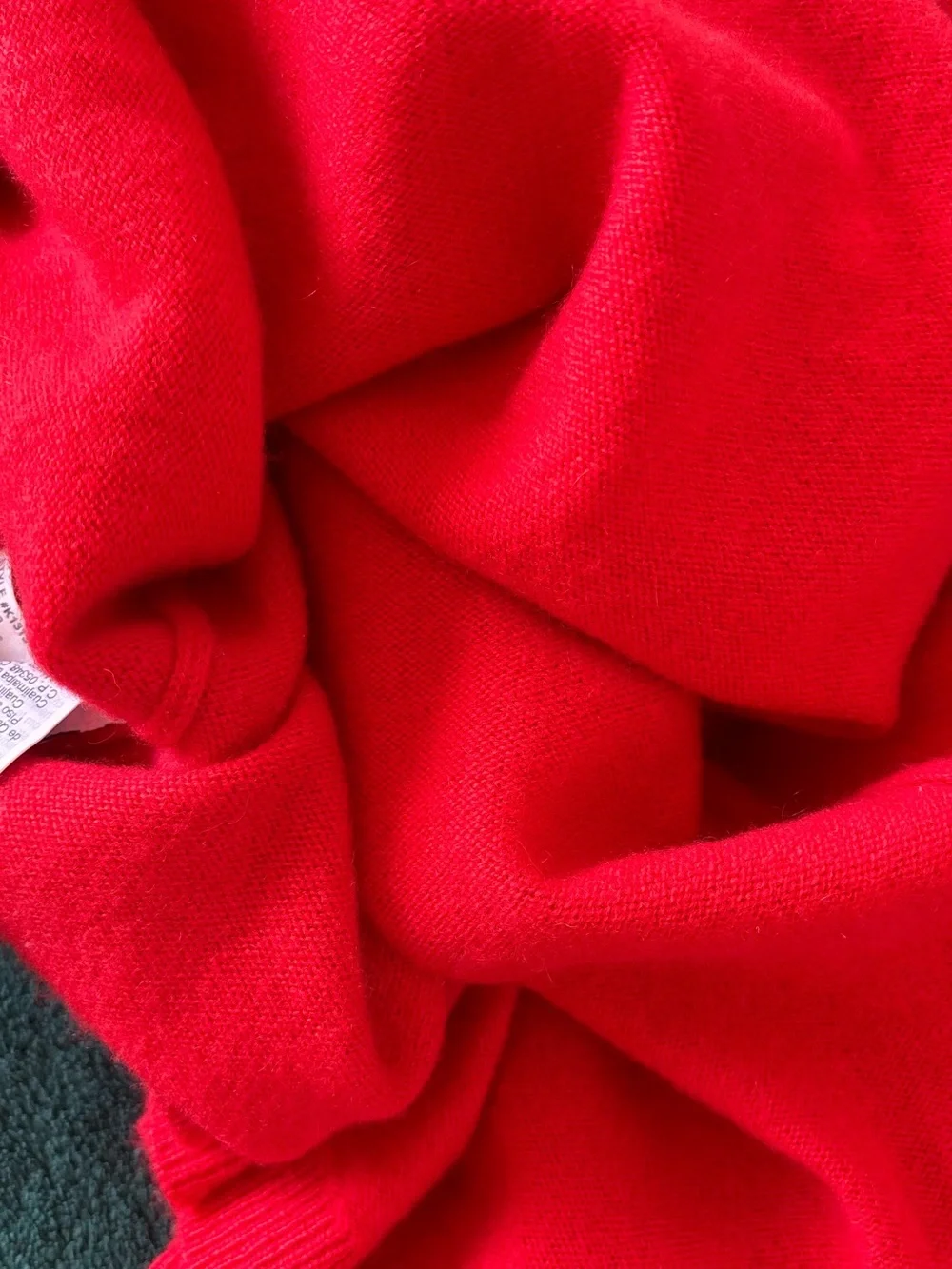 J. Crew Women's Bright Red Cashmere Sweater